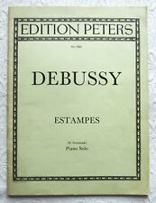 Debussy estampes piano usato  Paderno Dugnano