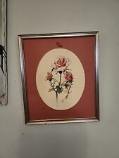 Vintage needlepoint rose for sale  Missoula