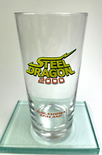 Steel Dragon 2000 Nagashima Spa land Roller Coaster Glass 12 oz Japan Rare B23 for sale  Shipping to South Africa