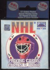 1998-1999 Bicicleta NHL Goalies Discos de Jugar Cartas Roy Hasek Osgood Ver lista segunda mano  Embacar hacia Argentina