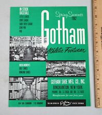 Sapato Gotham Perfeito Estado Calçado Atlético Atacado Catálogo Binghamton NY Verão 1962 comprar usado  Enviando para Brazil