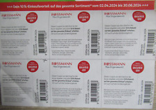 Rossmann coupons gutscheine gebraucht kaufen  Neuenkirchen