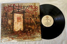 *BLACK SABBATH - MOB RULES, LP record, 1981, BSK-3605 -- QUASE PERFEITO / Justo comprar usado  Enviando para Brazil