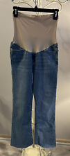 Calça jeans Frame maternidade azul sino tamanho 27 em excelente estado usado comprar usado  Enviando para Brazil
