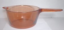 Corning Ware Visions Amber Glass Cookware 2.5L Sauce Pot Pan No Lid., used for sale  Midlothian