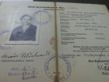 Not kennkarte 1945 gebraucht kaufen  Siegburg