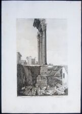 Stampa antica colonne usato  Roma