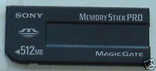 NEW SONY 512MB Memory Stick PRO MagicGate MSX-512S AUTHENTIC, used for sale  Shipping to South Africa