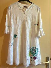 Catimini robe blanche d'occasion  Douvres-la-Délivrande
