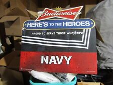 Budweiser metal sign for sale  Turners