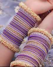 Conjunto de pulseira de casamento feminino e feminino indiano Bollywood incrível pulseiras pesadas, usado comprar usado  Enviando para Brazil