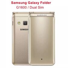 Odblokowany folder Samsung Galaxy G1600 16GB (2016) Dual SIM LTE 4G Flip Phone A+++, używany na sprzedaż  Wysyłka do Poland