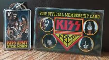 2012 Oficial Kiss Army Cartão de Membro e Chaveiro Raro! Não usado comprar usado  Enviando para Brazil