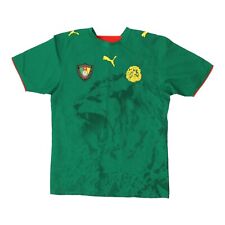 Camisa verde hogar Puma 2006 Camerún | ropa deportiva vintage de fútbol de colección de colección de colección de colección de colección segunda mano  Embacar hacia Argentina