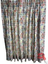 Color Block Curtains Pleated Panels - Set of 2 Window Treatment Colorful 54x49.5 for sale  Shipping to South Africa