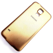 Samsung Galaxy S5 G900 rear battery cover Gold back cover+seal Grade A Genuine for sale  Shipping to South Africa