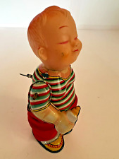 Vintage 1950's MIKUNI JAPAN "SMARTY PANTS" Boy Dropping Pants Tin Litho Wind-Up for sale  Shipping to South Africa