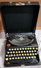 Antiga máquina de escrever portátil Remington de dezembro de 1920 modelo 1 lançada 1921 com estojo comprar usado  Enviando para Brazil