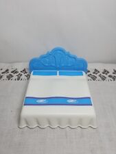 Vtg 2000 PLAYMOBIL Double Bed Blue Headboard Dollhouse Replacement Part 3227070 for sale  Shipping to South Africa
