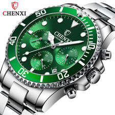 CHENXI Homens Watch Prata Aço Relógio de Pulso Calendário Calendário Masculino Presentes Relógios comprar usado  Enviando para Brazil