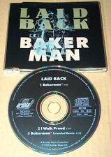 LAID BACK Bakerman +2 1989 GERMANY MAXI CD wie NEU MINT rare MCD Italo Disco na sprzedaż  Wysyłka do Poland