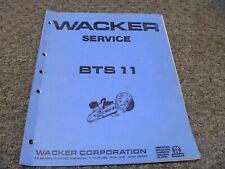 Wacker bts concrete for sale  Dubuque