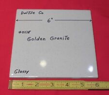 1 pc. Golden Granite - Dust:  Glossy Ceramic Tile: 6" X 6" by Daltile Co.  New for sale  Shipping to South Africa