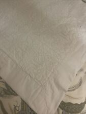 Annie Selkie Pine Cone Hill Queen Sz White Coverlet. Stunning! Cotton for sale  Shipping to South Africa