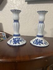 pair stick 2 holders candle for sale  Gustine