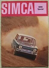 Simca 1000 special for sale  LEICESTER