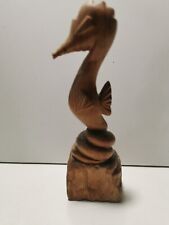 Wooden carved seahorse for sale  BOGNOR REGIS