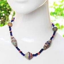 Paper bead necklace for sale  BOURNEMOUTH