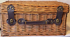 Wicker picnic basket for sale  BARNOLDSWICK