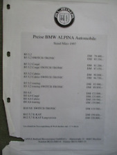 Alpina preisliste 1997 gebraucht kaufen  Minden-Stemmer