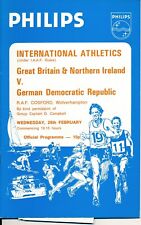 Athletics programme great for sale  Shipping to Ireland