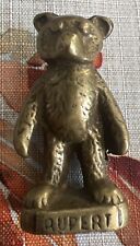 Brass rupert bear for sale  SLOUGH