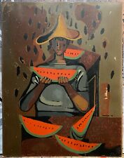 Watermelon Eater by RUFINO TAMAYO rare print, used for sale  Shipping to Canada