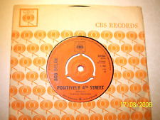 45rpm record....bob dylan....p for sale  ADDLESTONE