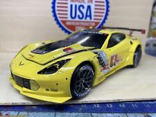 Coche de carreras Chevy Corvette. Pieza de depósito de chatarra de coche de carreras de 7 pulgadas de largo. Construido, usado segunda mano  Embacar hacia Argentina