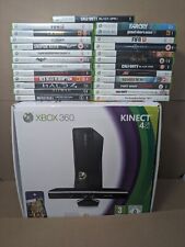 Xbox 360 S 250GB Boxed Console With Kinect & Games  for sale  Shipping to South Africa