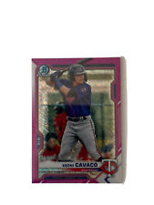 2021 Bowman Chrome Prospects Fuschia Shimmer refrator /199 Keoni Cavaco #BCP-73 comprar usado  Enviando para Brazil