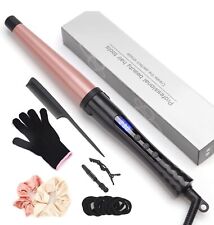 Curling Wand Tongs 19-32mm Large Barrel Iron Adjustable Temperature Professional for sale  Shipping to South Africa