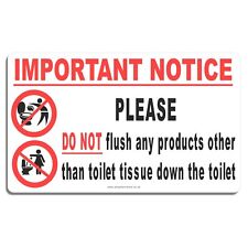 Sign please flush for sale  Shipping to Ireland