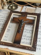 Vintage crucifix wooden for sale  Shipping to Ireland
