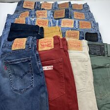 Lote por atacado de 20 jeans masculinos Levi's 500 Series grau A tamanhos 30-40 polegadas comprar usado  Enviando para Brazil