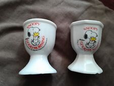 Snoopy egg cups. for sale  BENFLEET