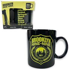 Brooklyn Nine-Nine Badge Officer Names BLACK Ceramic Coffee Mug Gift 16oz NOB, used for sale  Shipping to South Africa