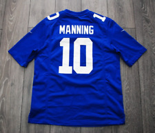 Usado, Camiseta NIKE NFL NEW YORK GIANTS # 10 ELI MANNING STITCH TAMANHO MASCULINO GRANDE ORIGINAL comprar usado  Enviando para Brazil