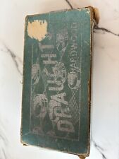 Vintage hardwood draughts for sale  BASINGSTOKE