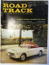 Revista Road & Track 1959 edição de dezembro. Fiat Valiant Ferrari Rover VW. comprar usado  Enviando para Brazil